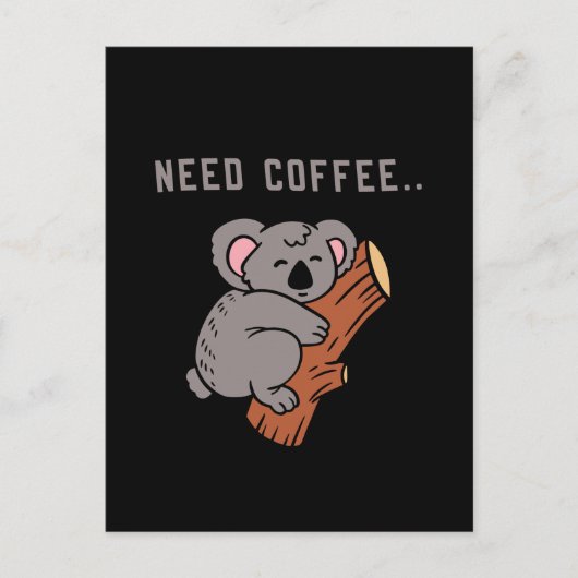 Coffee Design Funny Briefkaart (Voorkant)