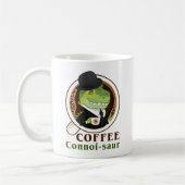Coffee Dinosaur Connoi-Saur Funny Coffee Drinker Koffiemok (Links)