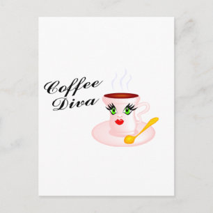 Coffee Diva Briefkaart