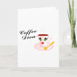 Coffee Diva Feestdagen Kaart