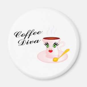 Coffee Diva Magneet