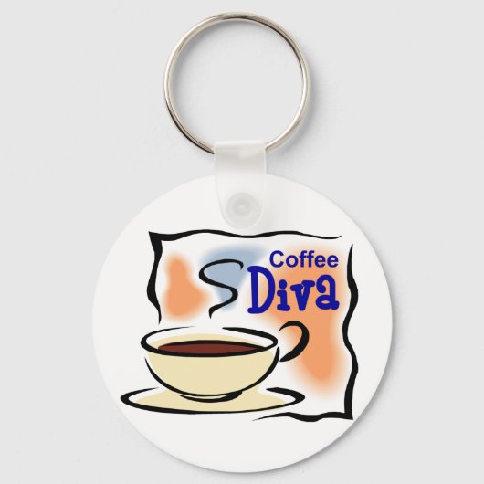 Coffee Diva Sleutelhanger (Voorkant)