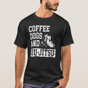 Coffee Dogs Jiu Jitsu BJJ Dogs T-shirt