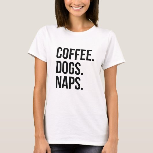 Coffee Dogs Naps Sweatshirt (Voorkant)