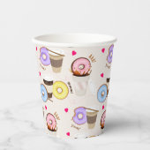 Coffee Donut Papieren Bekers (Voorkant)