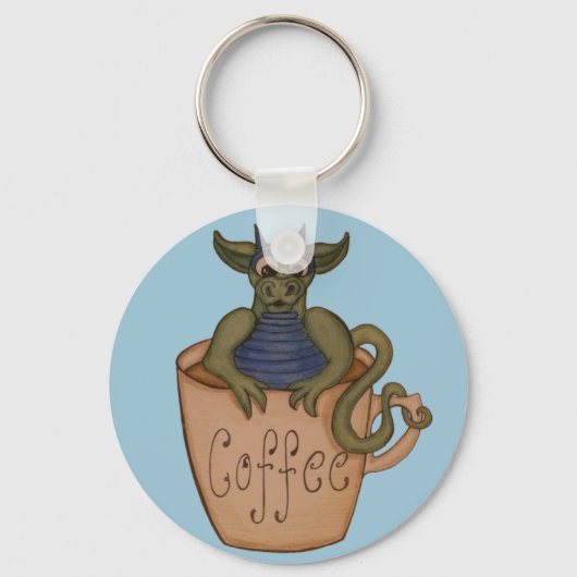 Coffee dragon sleutelhanger (Voorkant)