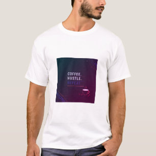 COFFEE. DRUKTE. HERHAAL T-SHIRT