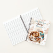 Coffee du matin pensées Carnet spiral (Intérieur)