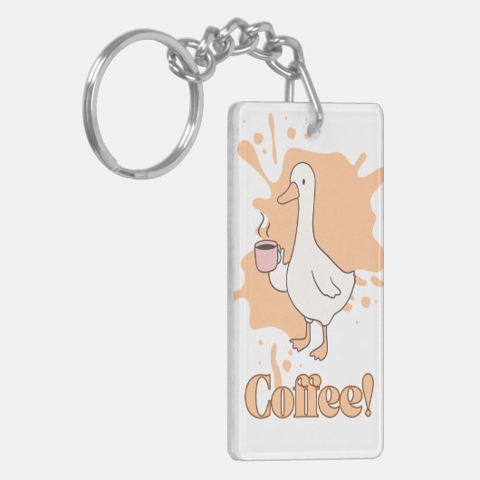Coffee Duck Key Hanger Sleutelhanger (Voorkant Links)