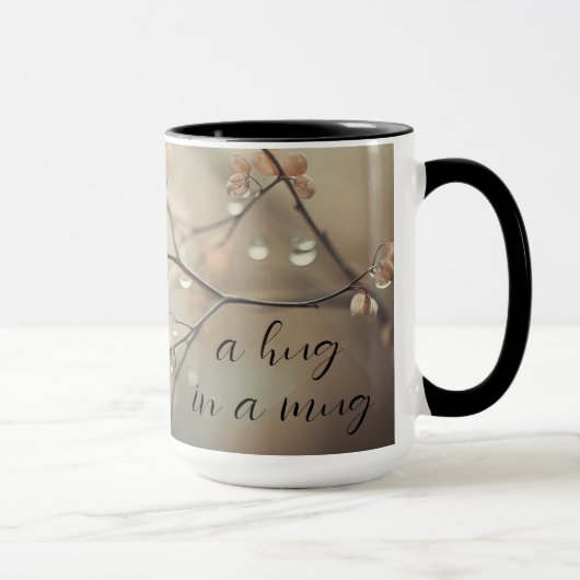 "Coffee... Een knuffel in een Mok" Mok (Rechts)
