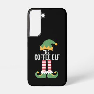 Coffee Elf Family Matching Group Kerstmis Samsung Galaxy Hoesje