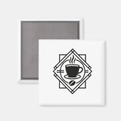 Coffee Emblem Magnet  (Recto/Verso)
