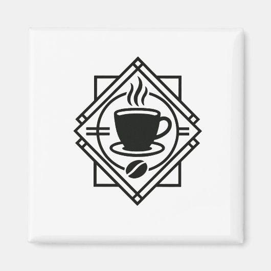 Coffee Emblem Magnet  (Devant)