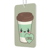 Coffee Emoji Lover Luchtverfrisser (Links)