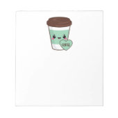 Coffee Emoji Lover Notitieblok (Voorkant)