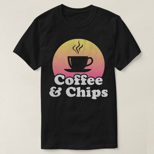 Coffee en Chips Pullover  (Design voorkant)