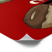 Coffee en Doughnut poster (Hoek)