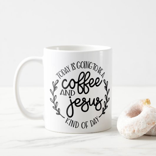 Coffee en Jesus Day Mok Cup (Met donut)