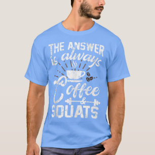 Coffee en Squats Shirt Funny Workout Tanktop