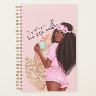 Coffee Faux Pailleté Cheveux Fille Rose Pink