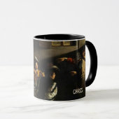 Coffee First! Caravaggio Mug - Custom Name Mok (Voorkant rechts)