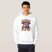 Coffee First Coffee Lover Gifts  Hoodie (Voorkant volledig)