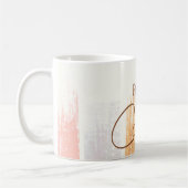 Coffee First Fun Boho Waterverf Koffiemok (Links)