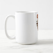 Coffee First Funny Sloth Mug (Gauche)