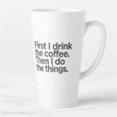 Coffee First Latte Mug Latte Mok (Rechts)