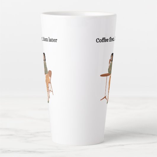 Coffee First. Mom Later Mug (Devant)