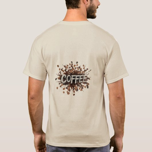Coffee fixes the problem t-shirt (Achterkant)