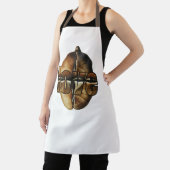 Coffee-flavored kitchen apron schort (Insitu)