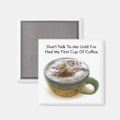 Coffee Fridge Magnet Magneet (Voorkant / Achterkant)