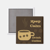 Coffee Fridge Magnet Magneet (Voorkant / Achterkant)