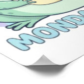 Coffee Frog Poster Cute Frog Drinking Coffee Cozy  (Coin)