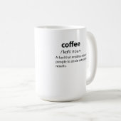 Coffee Funny Dictionary Definition Koffiemok (Voorkant rechts)