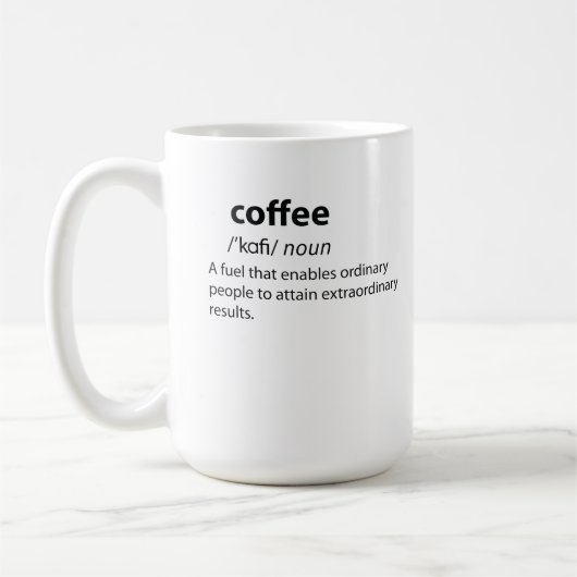 Coffee Funny Dictionary Definition Koffiemok (Links)