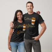 Coffee Gets Me Started Jesus Keeps Me Going Funny T-shirt (Unisex)