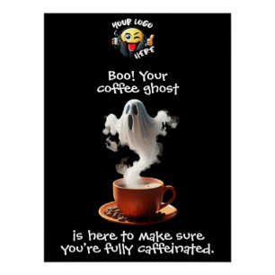 Coffee Ghost Perfect Poster