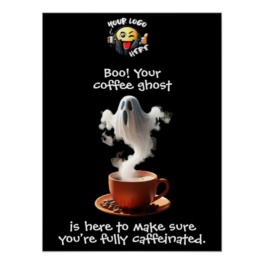 Coffee Ghost Perfect Poster (Voorkant)