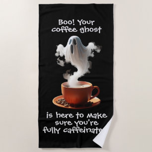 Coffee Ghost Strandlaken