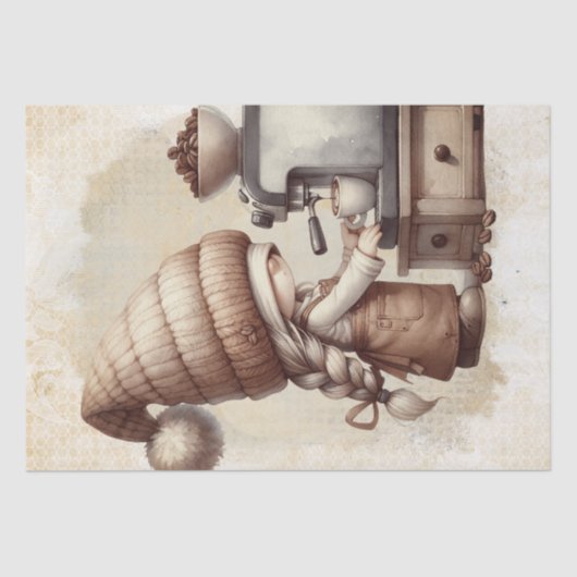 Coffee Gnome Tissuepapier (Voorkant)