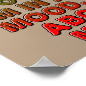 Coffee Good Mood Trick Funny Poster Sign (Hoek)