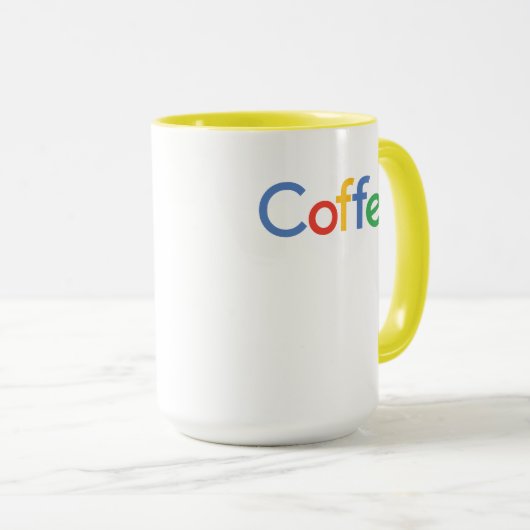 Coffee Google-Mok Mok (Voorkant rechts)