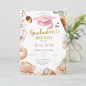 Coffee Graduation party Invitation (Debout devant)