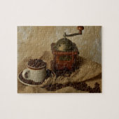 Coffee Grinder en Cup Legpuzzel (Horizontaal)