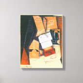 Coffee Grinder van Juan Gris, Cubistische kunst Canvas Afdruk (Voorkant)