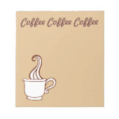 Coffee Grocery List Shopping Kitchen Notitieblok G (Voorkant)