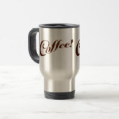 Coffee Grounds Coffee - Reisbeker (Voorkant links)