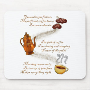 Coffee Haiku Mousepad Muismat